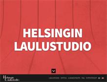 Tablet Screenshot of laulustudio.fi